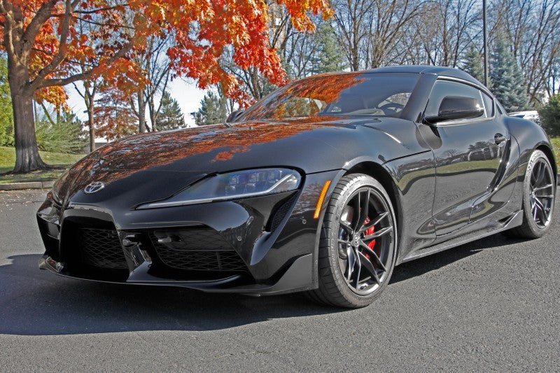 Perrin 2020 Toyota Supra Tow Hook Kit (Front) - Black PTP-BDY-230BK PTP-BDY-230BK Photo - Primary