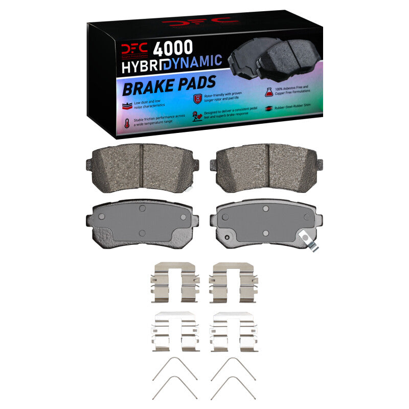 DFC DFC 4000 HybriDynamic Brake Pads Brakes, Rotors & Pads Brake Pads - OE main image