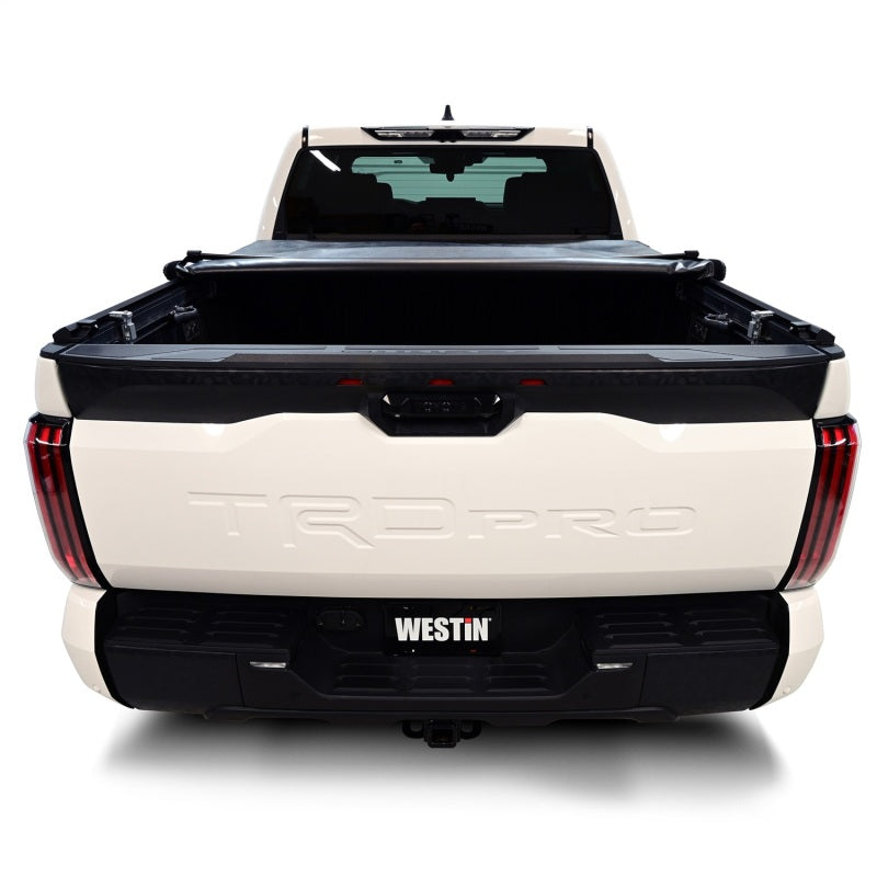 Westin 22-24 Toyota Tundra 5.5ft. Bed Soft Roll Tonneau Cover - Black 19-10285 19-10285 Photo - Mounted
