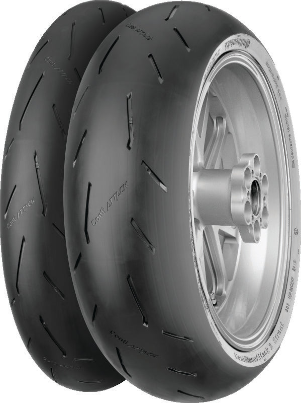 Continental Tire Continental ContiRaceAttack 2 Street Rear Tire - 200/55 ZR17 M/C 78(W) TL 02446620000 02446620000 User 3