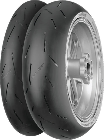Continental Tire Continental ContiRaceAttack 2 Street Rear Tire - 200/55 ZR17 M/C 78(W) TL 02446620000 02446620000 User 3