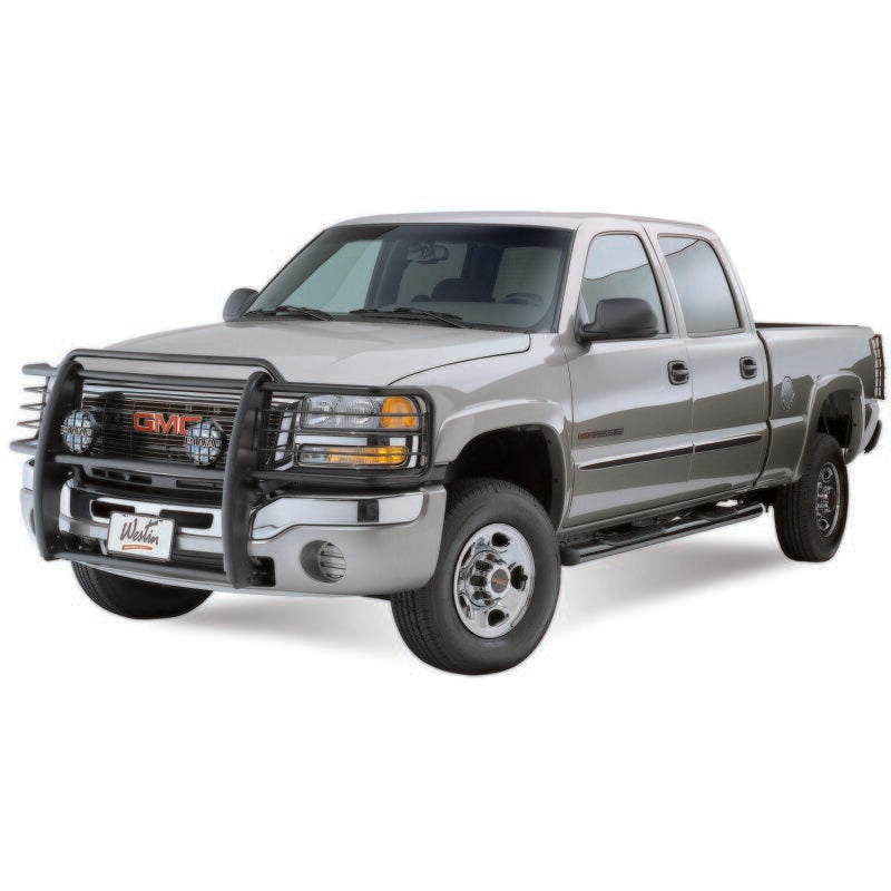 Westin 2004-2013 Chevy Silverado 1500 Crew Cab Premier Oval Nerf Step Bar Mount Kit - Black 22-1075 22-1075 Photo - Mounted