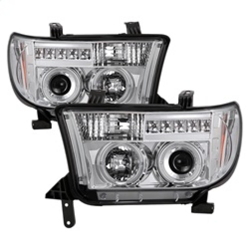 Spyder Toyota Tundra 07-13 Projector Headlights LED Halo LED Chrm PRO-YD-TTU07-HL-C 5012036 5012036 Photo - Primary