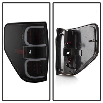 SPYDER xTune Ford F150 09-14 LED Tail Lights - Black ALT-ON-FF15009-LBLED-BK 5082169 5082169 Photo - Unmounted