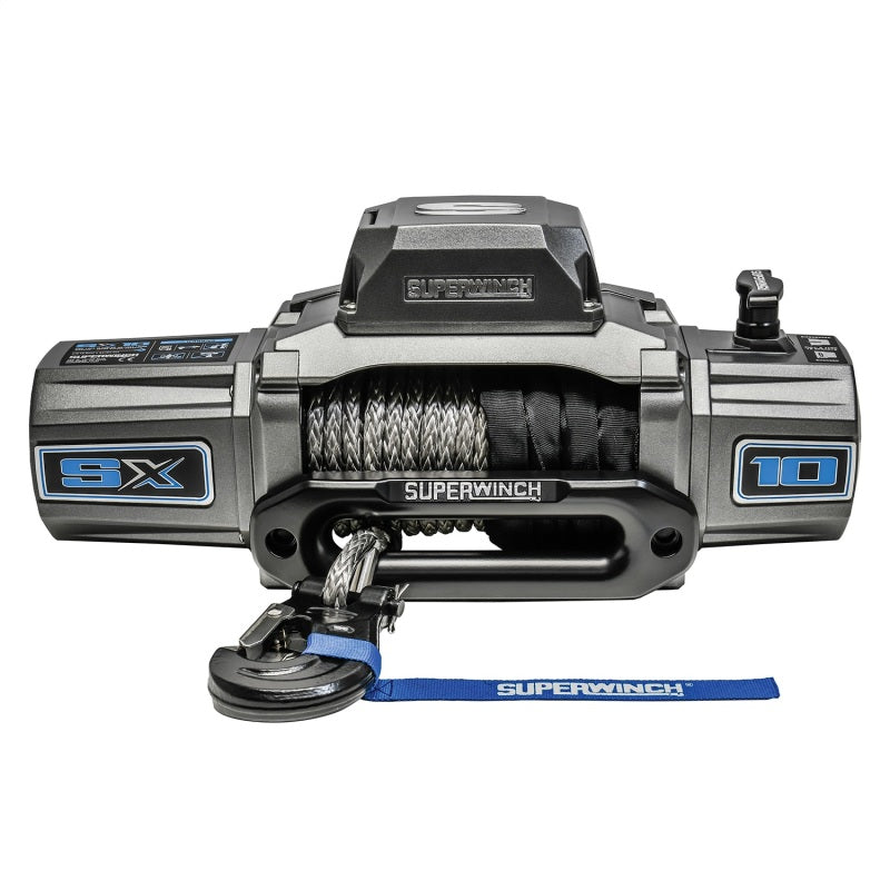 Superwinch 10000 LBS 12 VDC 3/8in x 80ft Synthetic Rope SX 10000 Winch 1710201 1710201 Photo - Unmounted