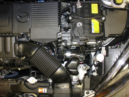 Injen 11 Mazda 2 1.5L 4cyl (manual only) Polished Tuned Air Intake System w/ MR Tech & Air Fusion SP6030P SP6030P Photo - Mounted