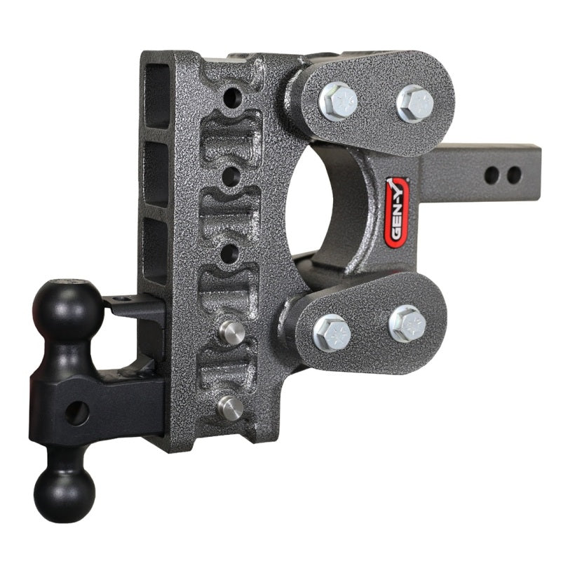 GEN-Y Hitch Gen-Y The Boss Torsion-Flex 2in Shank 7.5in Drop 16K Hitch w/GH-051 Dual-Ball/GH-032 Pintle Lock GH-1225 GH-1225 User 1