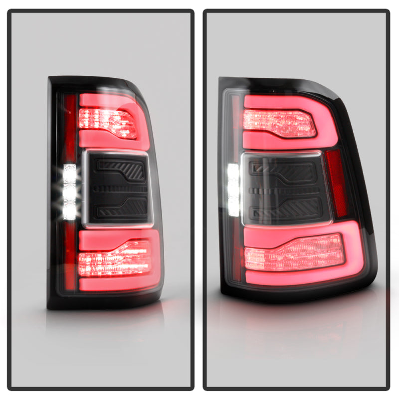 SPYDER Dodge RAM 1500 19-21 Factory LED Model LED Tail Lights - Red Clear ALT-YD-DR19LED-SEQ-BK 5088505 5088505 User 4