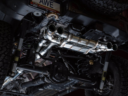 AWE Tuning AWE 21+ Wrangler 392 Switchpath Cat-Back Exhaust- Quad BashGuards 3025-41392 3025-41392 Photo - Mounted