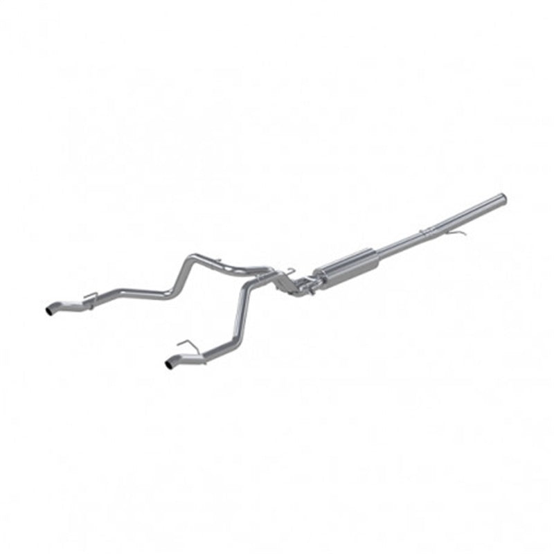 MBRP 19-Up Chevy Silverado 1500 6.2L 2.5in Catback Dual Rear Exit Aluminized S5065AL S5065AL Photo - Primary