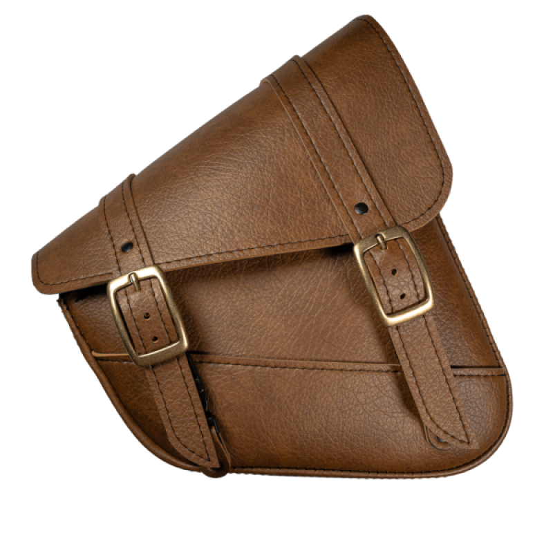 Willie & Max HD Sportsters, Custom Hard Tails Brass Monkey Swingarm Bag Dual Shock - Warm Brown 59773-08 59773-08 User 1