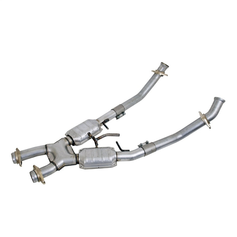 BBK Performance 86-93 Mustang 5.0l 2.5 X-pipe W/converters 1662 Photo - Primary
