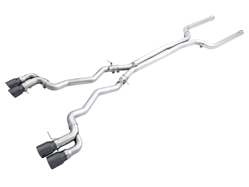 AWE Tuning 18-19 BMW M5 (F90) 4.4T AWD Cat-back Exhaust - Track Edition (Diamond Black Tips) 3020-43078 3020-43078 Photo - Primary
