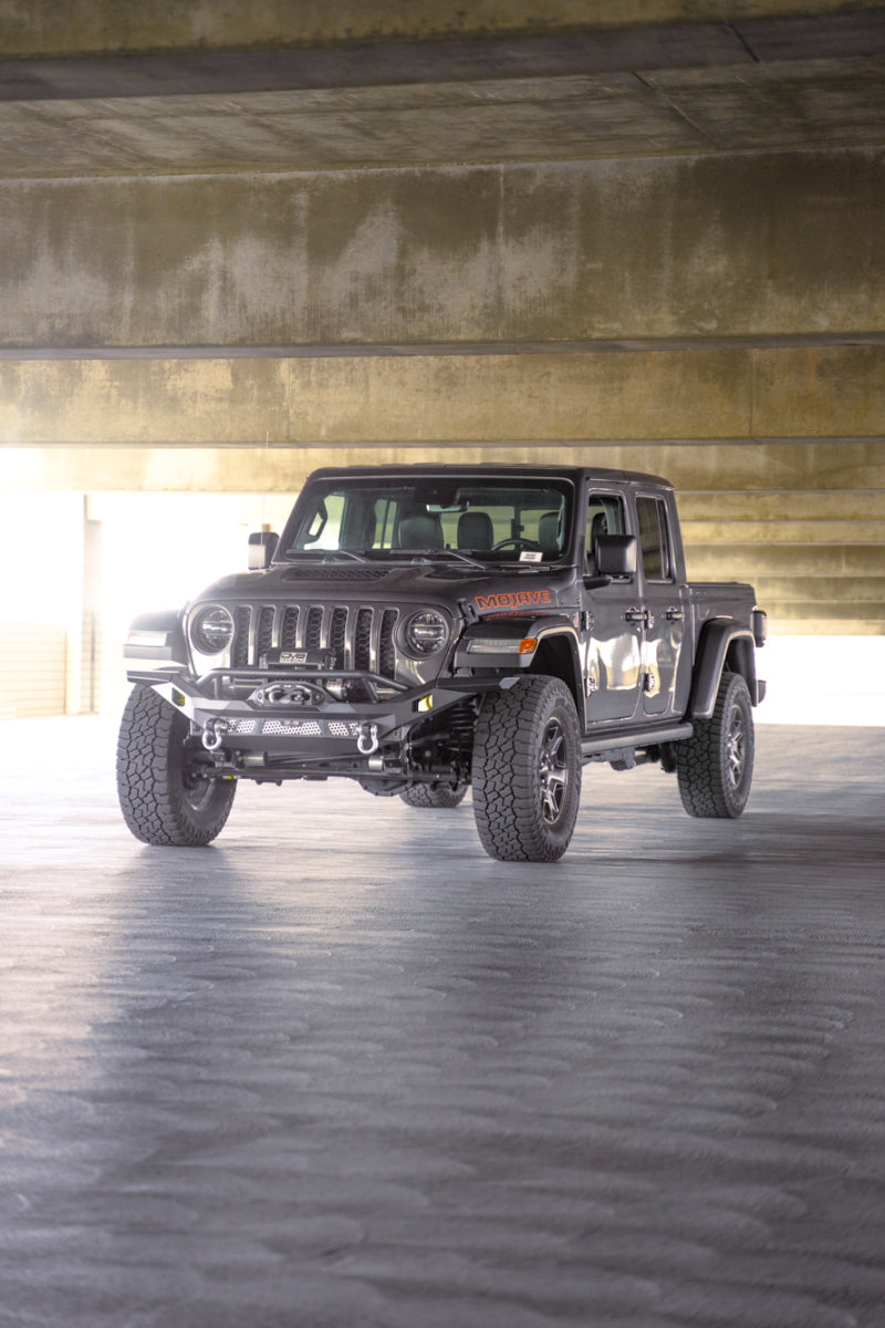 DV8 Offroad 07-18 Jeep Wrangler JK / 18-23 Wrangler JL / 20-23 Gladiator JT MTO Series Front Bumper FBJL-12 FBJL-12 Photo - Unmounted