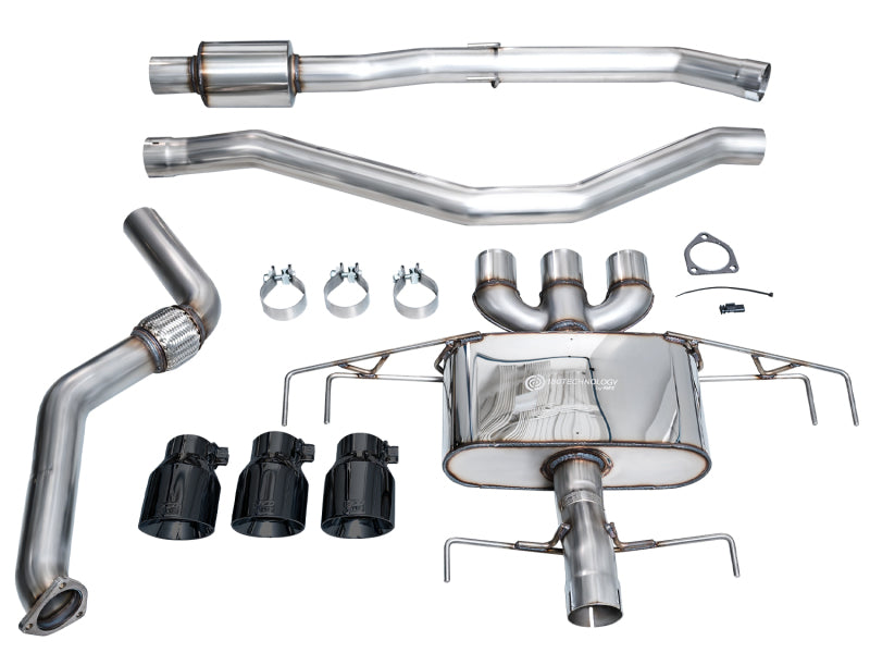 AWE Tuning 2024 Acura Integra Type S DE5 FWD Touring Edition Exhaust w/ Triple Diamond Black Tips 3015-53335 3015-53335 Photo - out of package