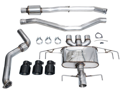 AWE Tuning 2024 Acura Integra Type S DE5 FWD Touring Edition Exhaust w/ Triple Diamond Black Tips 3015-53335 3015-53335 Photo - out of package