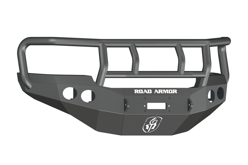 Road Armor 11-14 GMC 2500 Stealth Front Winch Bumper w/Titan II Guard - Tex Blk 38402B 38402B Photo - Primary