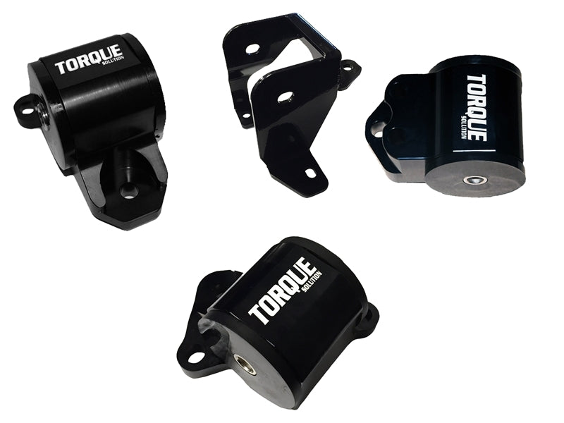 Torque Solution Billet Aluminum Mount Kit - 3 Bolt : 96-00 Honda Civic EK B / D-Series TS-HA-EK3 TS-HA-EK3 Photo - Primary