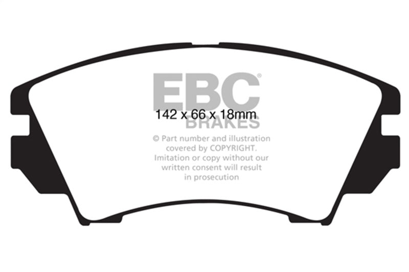 EBC Disc Brake Pad Set DP42014R Photo - Primary