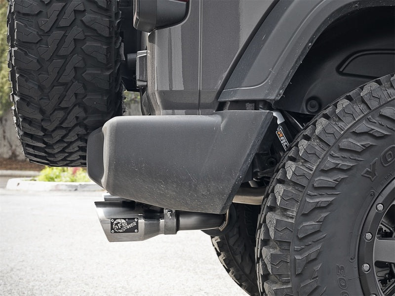 aFe Cat-Back Exhaust System, Rebel Series 2.5in, 304 Stainless Steel 49-38066-P Photo - Mounted