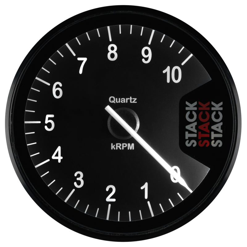 Autometer Stack Clubman Tachometer 80mm 0-10K RPM - Black ST200-010 ST200-010 User 4