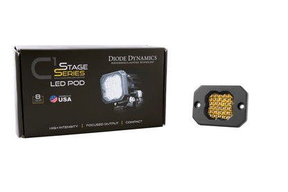 Diode Dynamics Stage Series C1 LED Pod Sport - Yellow Flood Flush ABL Each DD6473S DD6473S User 2