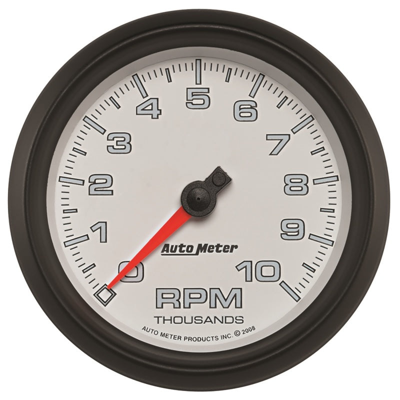 Autometer Pro-Cycle Gauge Tachometer 3 3/8in 10K Rpm White 19598 19598 Photo - Primary