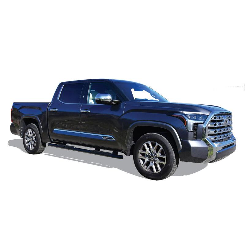 Westin 2022 Toyota Tundra CrewMax PRO TRAXX 4 Oval Nerf Step Bars - Black 21-24235 21-24235 Photo - Mounted