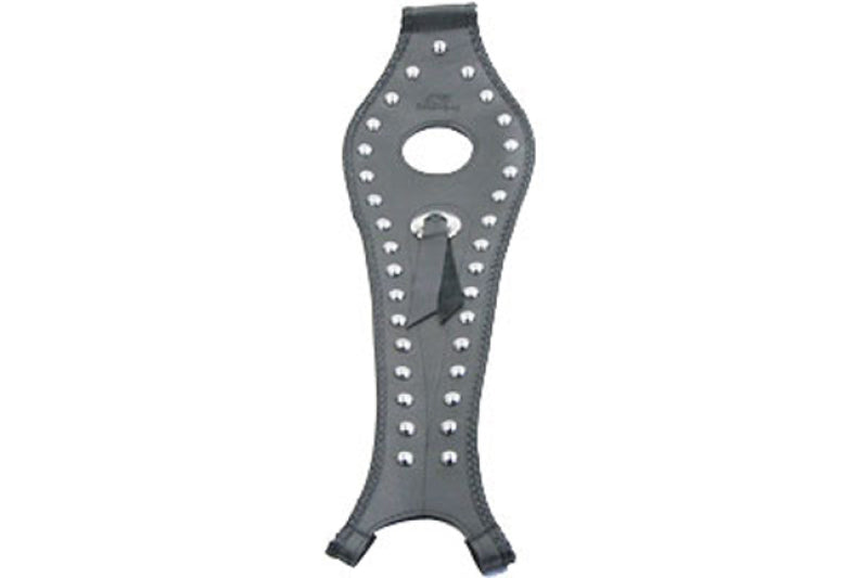 Mustang Motorcycle Mustang 04-21 Harley Sportster Tank Bib w/Studs - Black 93190 93190 Photo - Primary