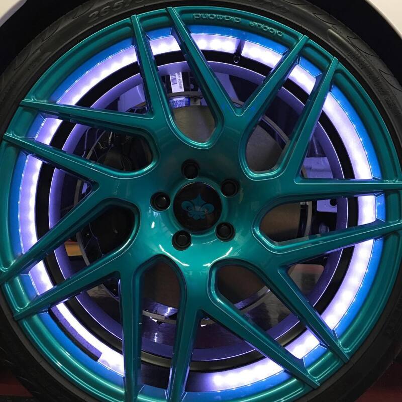 ORACLE Lighting Oracle LED Illuminated Wheel Rings - ColorSHIFT - 15in. - ColorSHIFT No Remote 4210-334 4210-334 Photo - lifestyle view