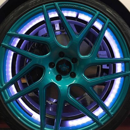 ORACLE Lighting Oracle LED Illuminated Wheel Rings - ColorSHIFT - 15in. - ColorSHIFT No Remote 4210-334 4210-334 Photo - lifestyle view