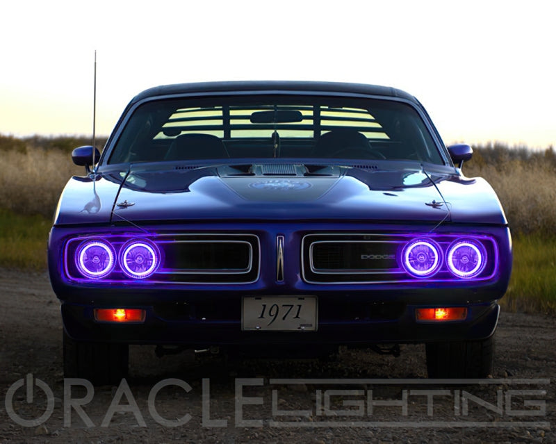 ORACLE Lighting Oracle Pre-Installed Lights 5.75 IN. Sealed Beam - ColorSHIFT Halo 6904-333 6904-333 Photo - lifestyle view