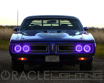 ORACLE Lighting Oracle Pre-Installed Lights 5.75 IN. Sealed Beam - ColorSHIFT Halo 6904-333 6904-333 Photo - lifestyle view