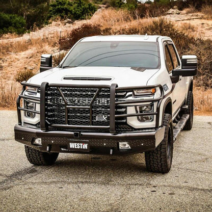 Westin 20-21 Chevrolet 2500/3500 HDX Bandit Front Bumper - Black 58-31185 58-31185 Photo - Mounted