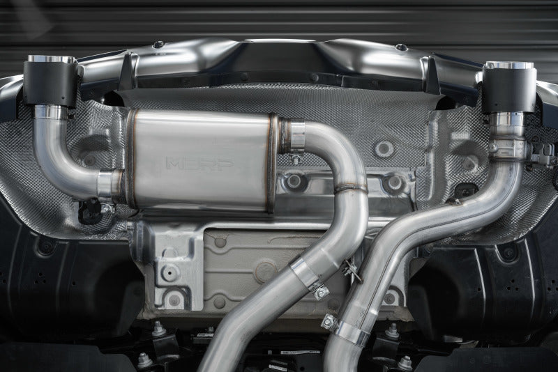 MBRP 2020+ Toyota Supra 3.0L 3in Catback Dual Rear Burnt End Tips - T304 S43003BE S43003BE Photo - Close Up