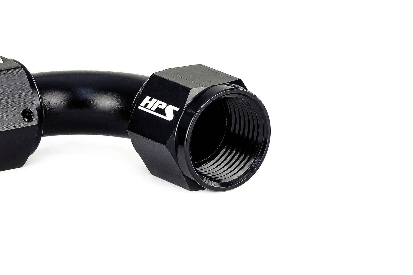 HPS Performance Products AN Female to Female Swivel Coupling Adapter, Aluminum, Black