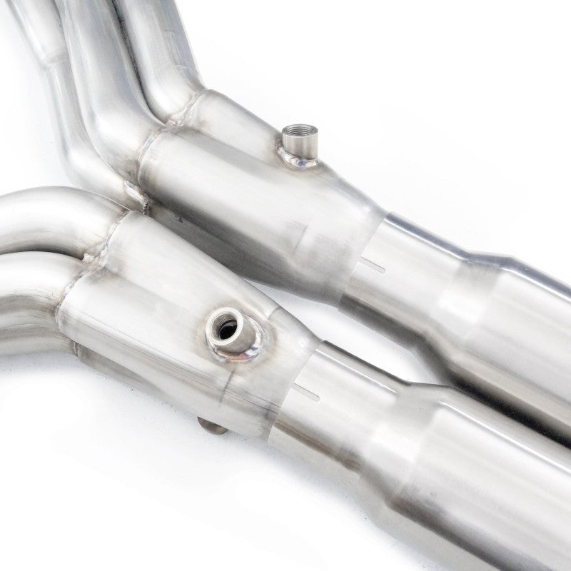 Stainless Works 2014-18 Corvette 6.2L Headers 2in Primaries w/ High-Flow Cats X-Pipe C72CAT C72CAT Photo - Close Up