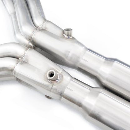 Stainless Works 2014-18 Corvette 6.2L Headers 2in Primaries w/ High-Flow Cats X-Pipe C72CAT C72CAT Photo - Close Up