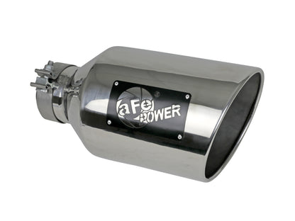 aFe Power MACH Force-Xp 304 Stainless Steel Clamp-on Exhaust Tip - Polished 49T40801-P15 49T40801-P15 Photo - Primary