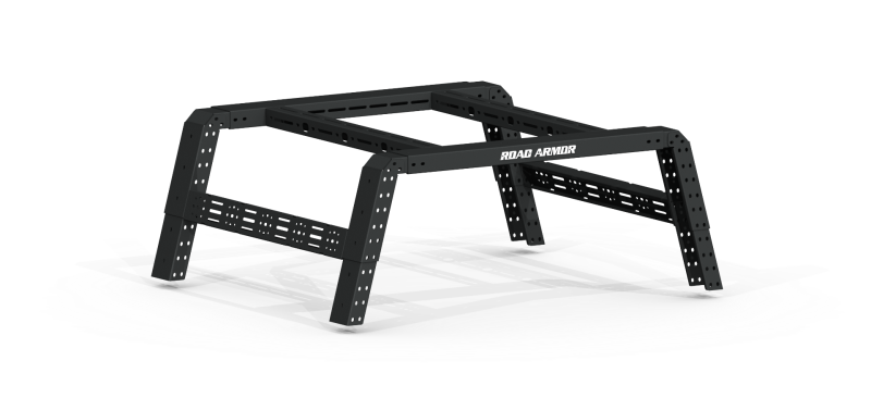 Road Armor Universal 5-1/2-6ft Bed TRECK Adj Bed Rack - Tex Blk (w/o Brackets) 550BRS59B 550BRS59B Photo - Primary