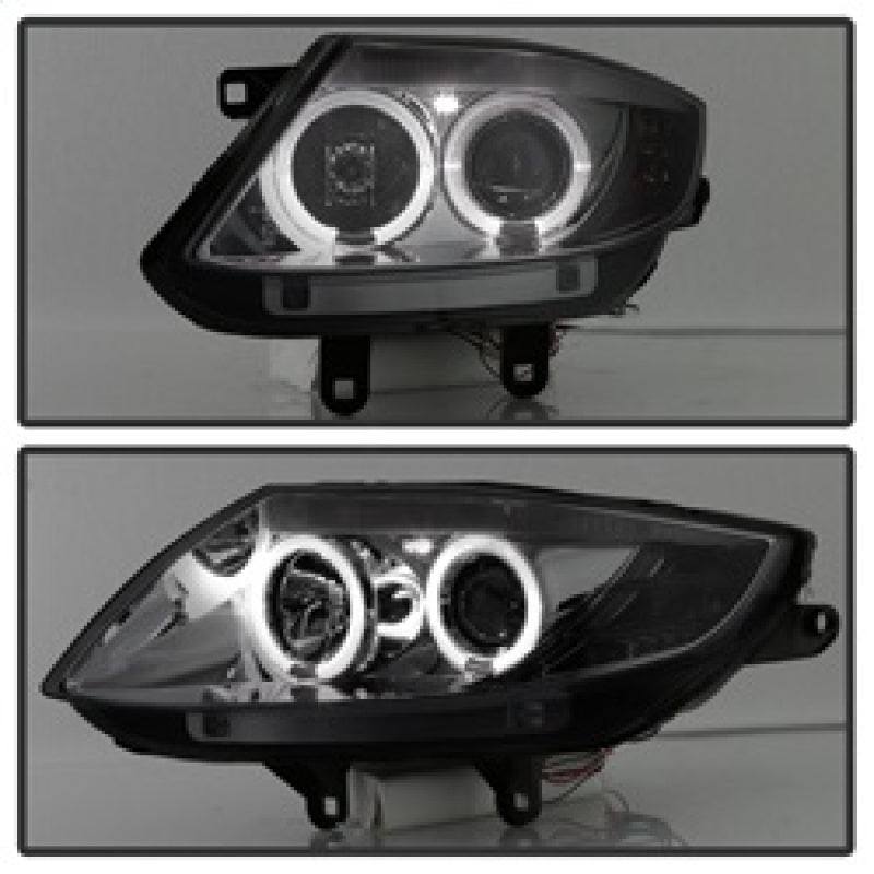 Spyder BMW Z4 03-08 Projector Headlights Halogen Model Only - LED Halo Smoke PRO-YD-BMWZ403-HL-SM 5017413 5017413 Photo - Unmounted