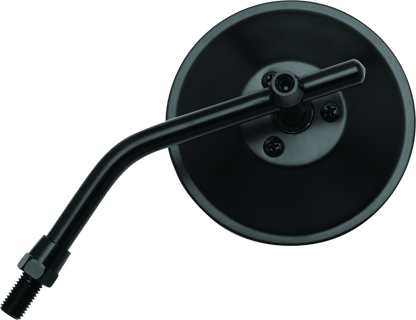 BikeMaster 4in Adjustable Round Mirror 10mm - Each - Black 600801 600801 Photo - Primary