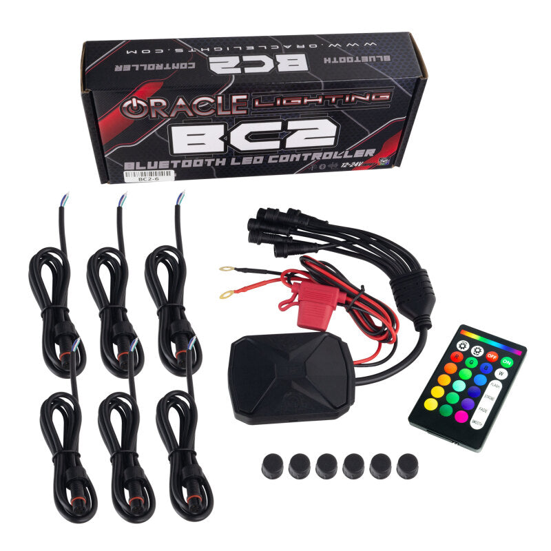 ORACLE Lighting BC2 Bluetooth ColorShift RGB LED Controller - 6 Output BC2-6 BC2-6 Photo - Primary
