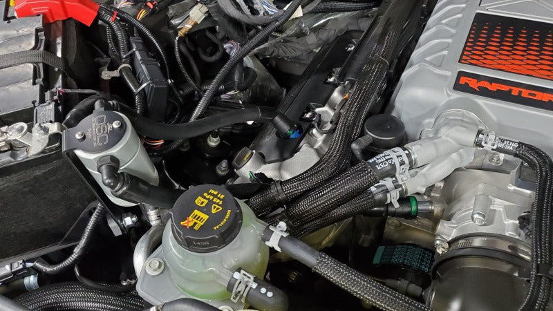 J&L 23-25 Ford F-150 Raptor R Oil Separator 3.0 Passenger Side - Clear Anodized 3097P-C 3097P-C Photo - Mounted