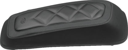 Mustang Motorcycle Studded Saddlebag Lid Cvr Blk 77624 77624 Photo - Primary