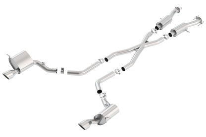 Borla 2015 Jeep Grand Cherokee SRT8 S-Type Dual Round Rolled Exit Catback Exhaust 140632 140632 Photo - Primary