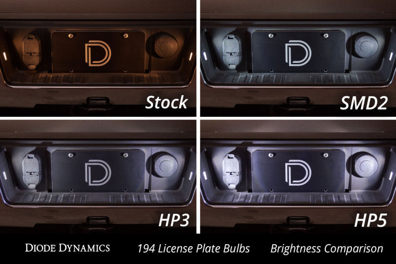 Diode Dynamics 194 LED Bulb HP3 LED Pure - White Short (Pair) DD0329P DD0329P User 1