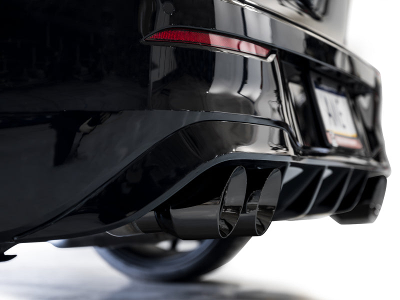 AWE Tuning AWE MK8 Volkswagen Golf R 3in Track Edition Quad Exhaust - Diamond Black Tips 3020-43658 3020-43658 Photo - Mounted