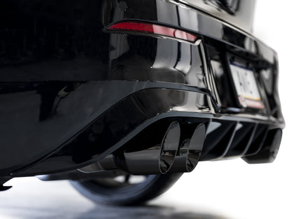 AWE Tuning AWE MK8 Volkswagen Golf R 3in Track Edition Quad Exhaust - Diamond Black Tips 3020-43658 3020-43658 Photo - Mounted