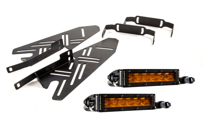 Diode Dynamics 17-19 Ford Raptor SS Fog Kit SS 6.0 In - Amber Wide DD6217 DD6217 Photo - Primary